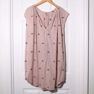TWONEWYORK Mauve Tunic Beach Cover Up Size Medium